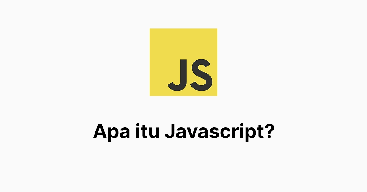 Apa itu Javascript